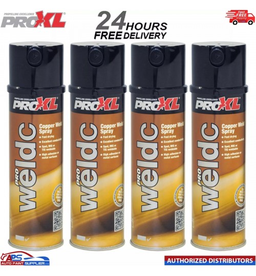 4X PRO XL PROWELDC COPPER WELD THROUGH PRIMER AEROSOL 500ML - PROXL